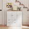 Kitchen Storage Cabinet with 3 Doors 2 Drawers and Adjustable Shelf